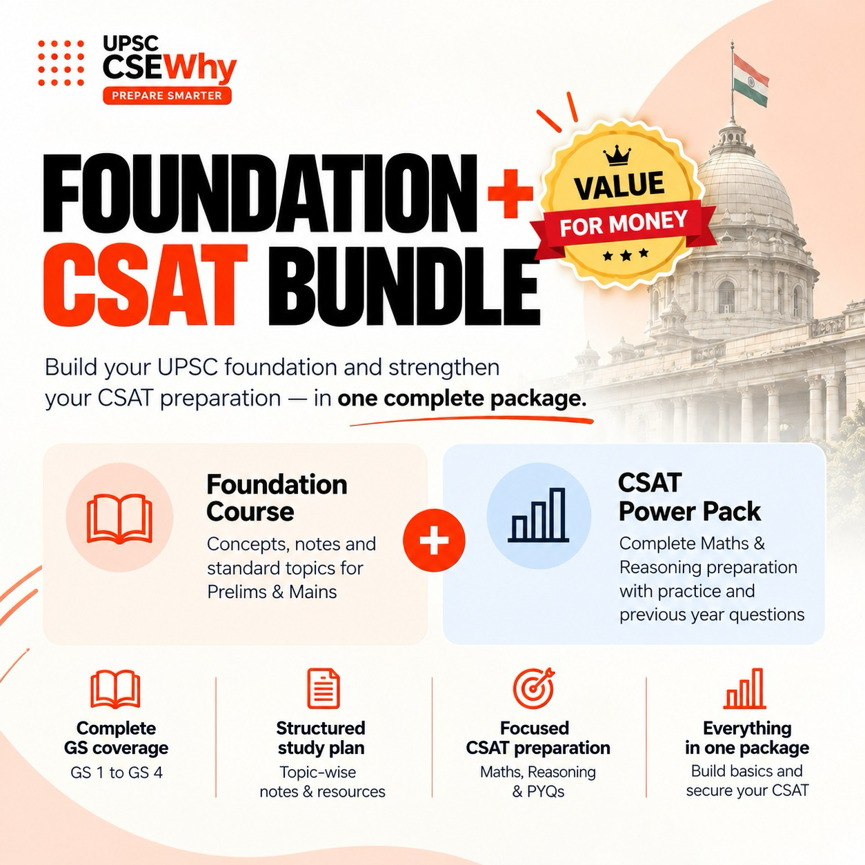 Foundation + CSAT Bundle | CSEWhy preview